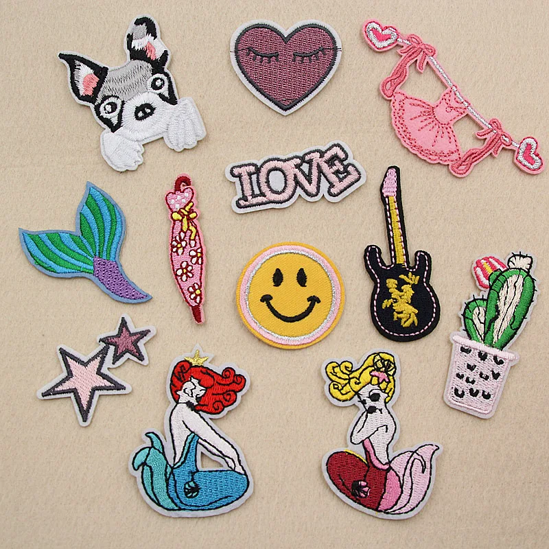 PGY Cartoon Clothing Sticker Pink Unicorn Patch Squabby Mermaids Pineapples Iron On Clothing Decor Parches Bordados Para Ropa
PGY Cartoon Clothing Sticker Pink Unicorn Patch Squabby Mermaids Pineapples Iron On Clothing Decor Parches Bordados Para Ropa