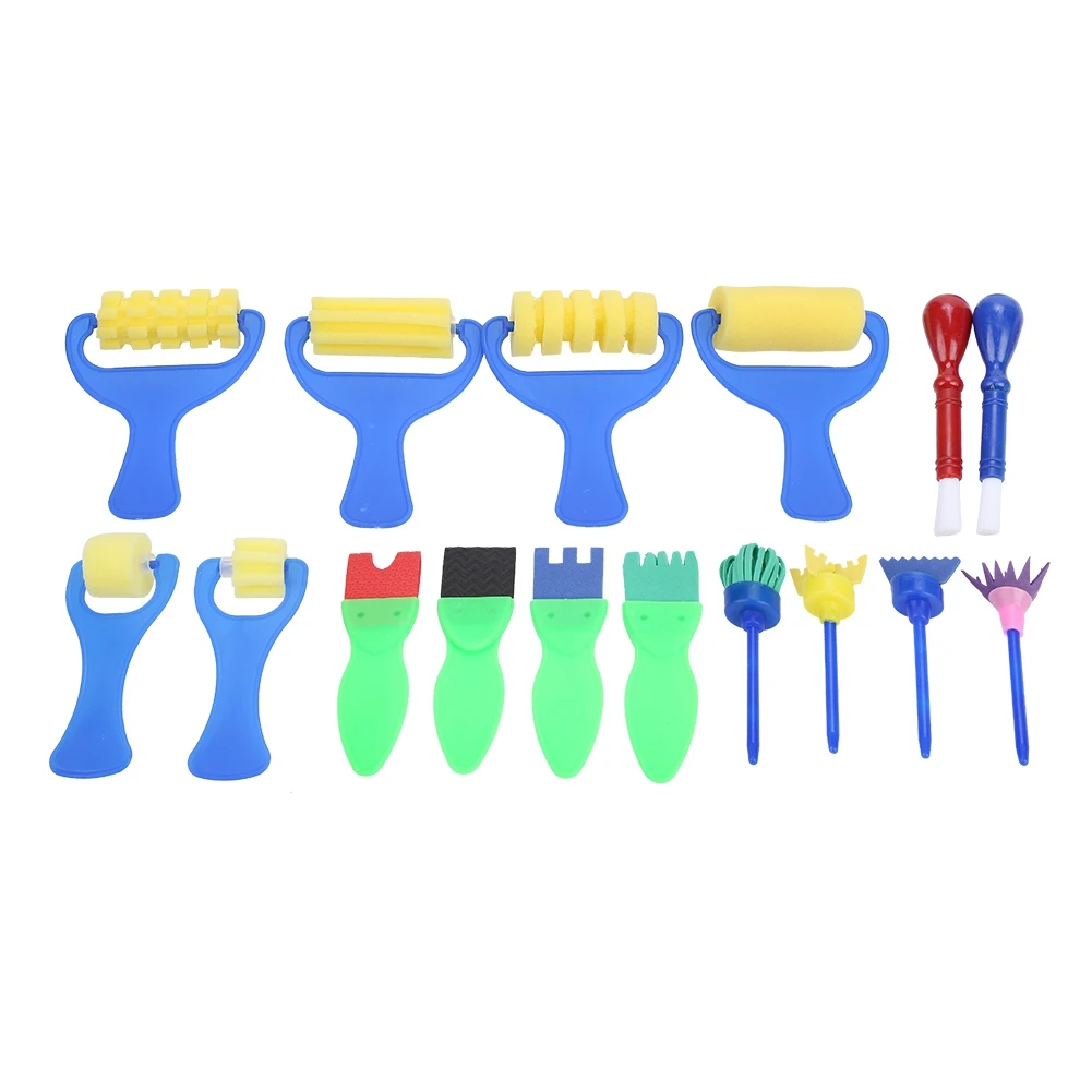 ESTINK 16pcs Kids DIY Painting Supply Brushes Foam Sponge Paint Brush Toy Tool Drawing Set
ESTINK 16pcs Kids DIY Painting Supply Brushes Foam Sponge Paint Brush Toy Tool Drawing Set