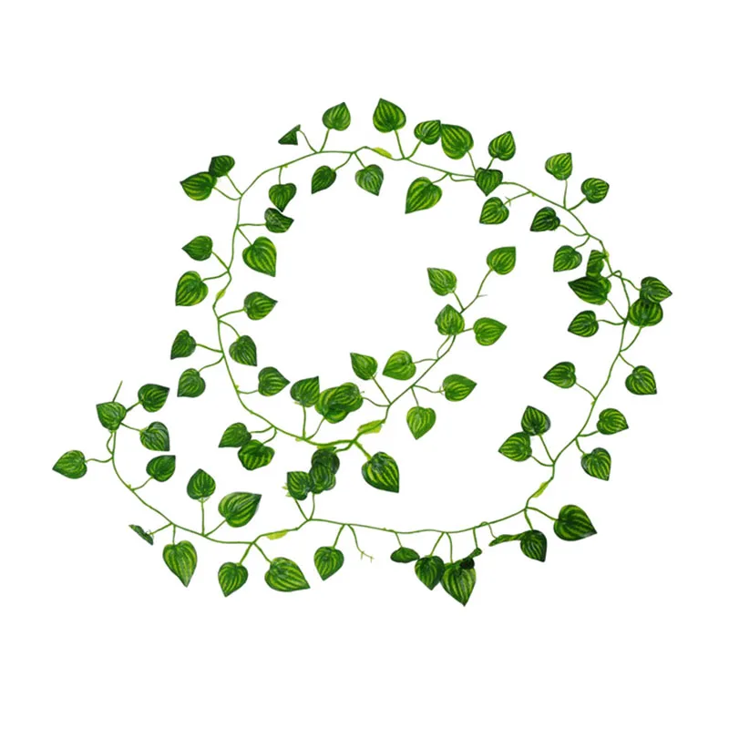 2M Long Artificial Plants Green Ivy Leaves Artificial Grape Vine Fake Parthenocissus Foliage Leaves Home Wedding Bar Decoratio
2M Long Artificial Plants Green Ivy Leaves Artificial Grape Vine Fake Parthenocissus Foliage Leaves Home Wedding Bar Decoratio