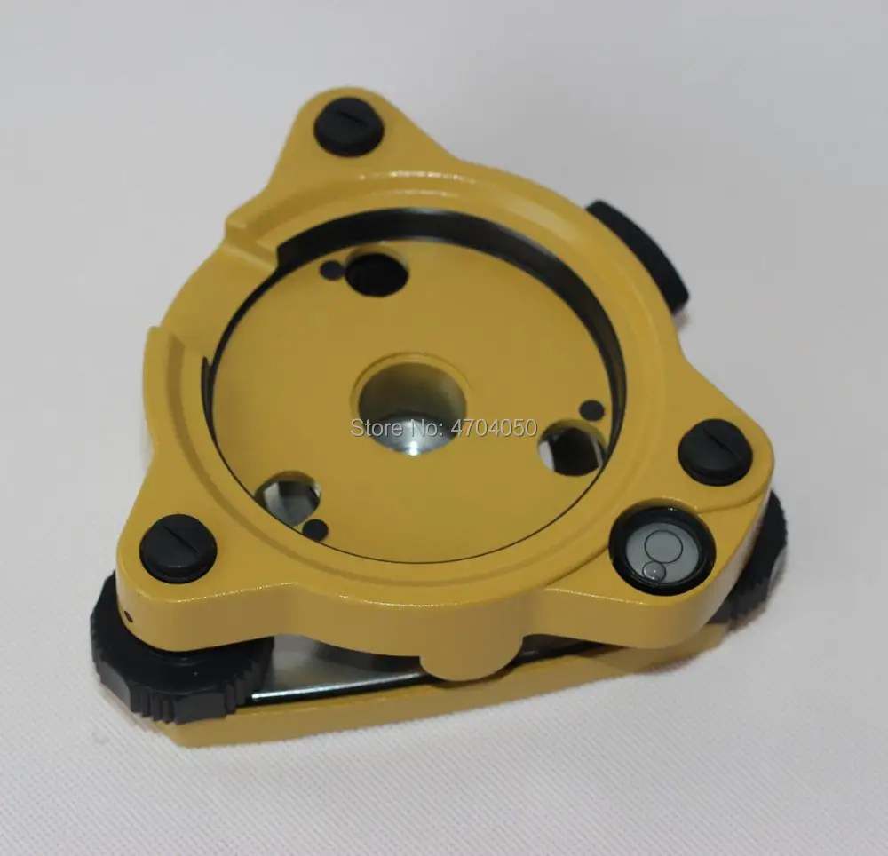 BRAND NEW THREE-JAW YELLOW TRIBRACH WITHOUT OPTICAL PLUMMET FOR TOPCON SOKKIA NIKON SOUTH TOTAL STATIONS
BRAND NEW THREE-JAW YELLOW TRIBRACH WITHOUT OPTICAL PLUMMET FOR TOPCON SOKKIA NIKON SOUTH TOTAL STATIONS