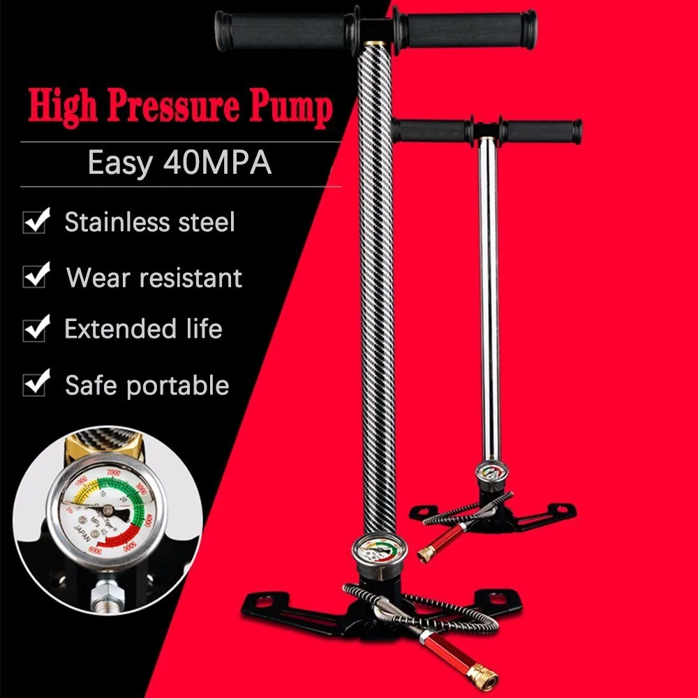 300bar 30mpa 4500psi 3 Stage Pcp High Pressure Compressor Inflator, Hand Operated Pump For Air Pump Gun/car/motorcycle/bicycle
300bar 30mpa 4500psi 3 Stage Pcp High Pressure Compressor Inflator, Hand Operated Pump For Air Pump Gun/car/motorcycle/bicycle