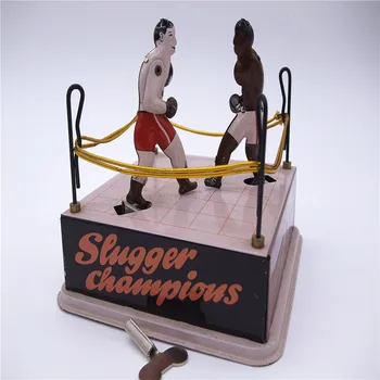 New Classic Boxing Ring Boxers Tin Toy Mechanics Collectible Gift Wind-Up Key Clockwork Boxing Fight Classic Children's Toys
New Classic Boxing Ring Boxers Tin Toy Mechanics Collectible Gift Wind-Up Key Clockwork Boxing Fight Classic Children's Toys