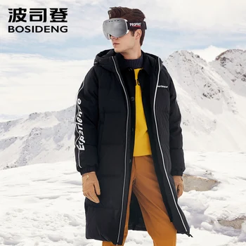 BOSIDENG new winter thicken down coat for men down jacket Long outwear waterproof hooded letter print B80142563DS
BOSIDENG new winter thicken down coat for men down jacket Long outwear waterproof hooded letter print B80142563DS