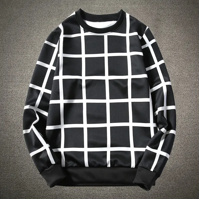 Men's Sweatshirts 2019 Autumn New Plaid Top Casual Brand Sweatshirt Fashion Pullover Male
Men's Sweatshirts 2019 Autumn New Plaid Top Casual Brand Sweatshirt Fashion Pullover Male