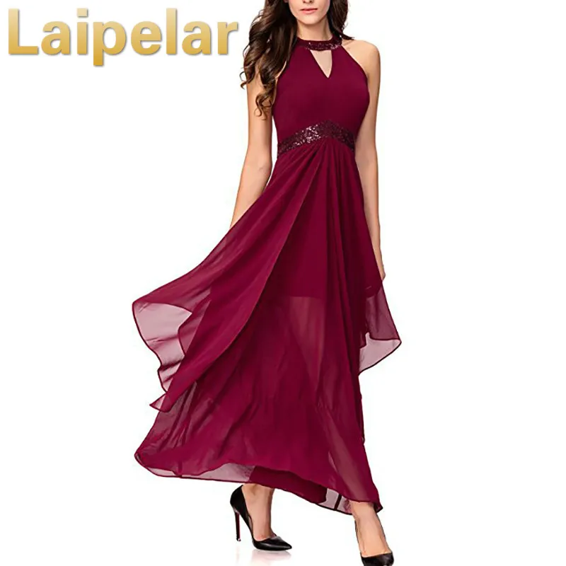 Laipelar Vintage Long Summer Dress Women 2019 Sequins Sleeveless Maxi Dresses Female Elegant Chiffon Halter Evening Party Dress
Laipelar Vintage Long Summer Dress Women 2019 Sequins Sleeveless Maxi Dresses Female Elegant Chiffon Halter Evening Party Dress