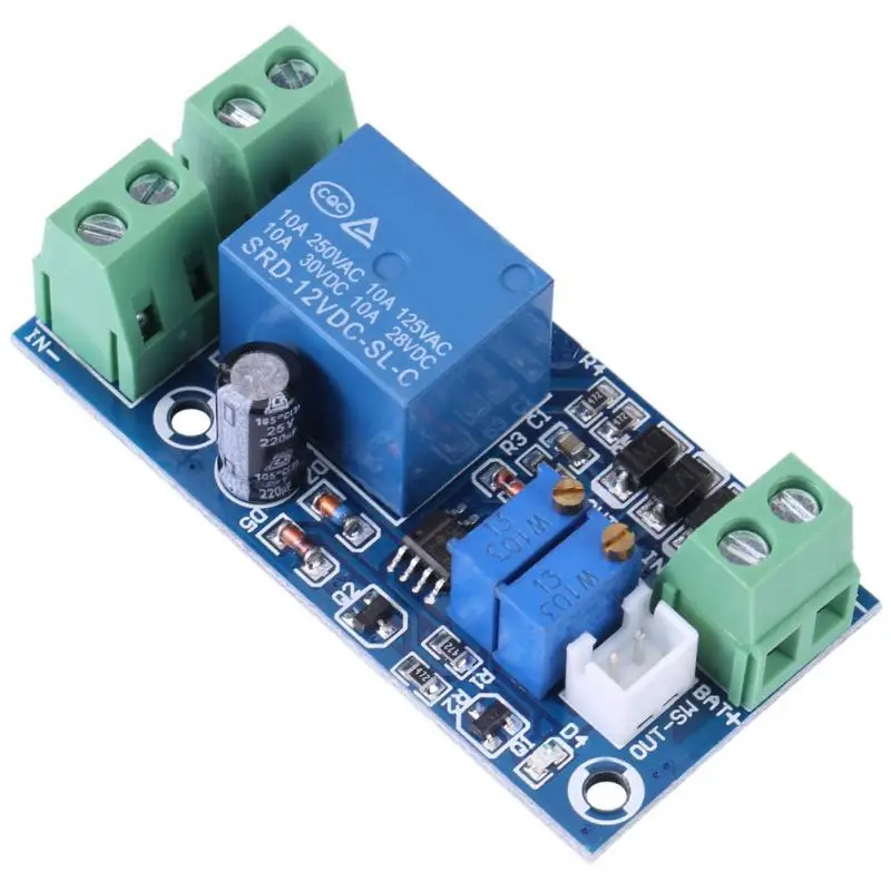 12V Storage Battery Protection Board Undervoltage Automatically Turn On/Off Controller Module Under-voltage Switch Module
12V Storage Battery Protection Board Undervoltage Automatically Turn On/Off Controller Module Under-voltage Switch Module