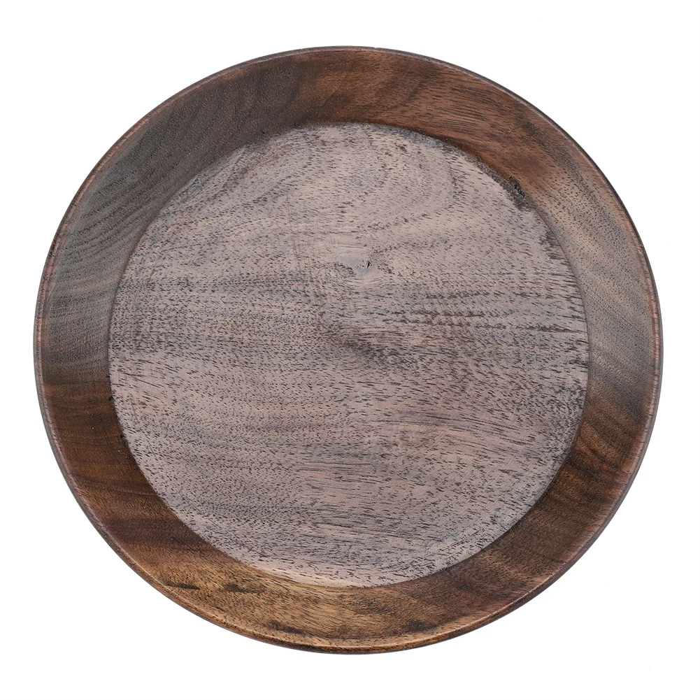 Solid Dark Color Wood Fruit Decorative Tray Round Food Serving Tray Tea Desert Cake Dish Plate
Solid Dark Color Wood Fruit Decorative Tray Round Food Serving Tray Tea Desert Cake Dish Plate