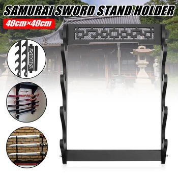 4 Tier Wall Mount Samurai Sword Katana Holder Stand Display Statues Sculptures Holder for Home Decoration Crafts New Arrival
4 Tier Wall Mount Samurai Sword Katana Holder Stand Display Statues Sculptures Holder for Home Decoration Crafts New Arrival