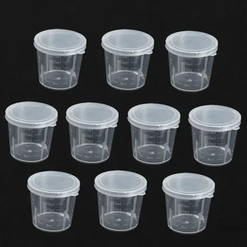 10pcs/pack Plastic Liquid Measuring Cups 30ml Graduated Laboratory Bottle Test Container Cups with Cap School Educational Supply
10pcs/pack Plastic Liquid Measuring Cups 30ml Graduated Laboratory Bottle Test Container Cups with Cap School Educational Supply