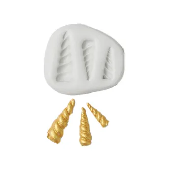 Unique Horn Silicone Cake Mold White Fondant Chocolate Cake Moulds Decorating Baking Mould Tool 3
Unique Horn Silicone Cake Mold White Fondant Chocolate Cake Moulds Decorating Baking Mould Tool 3
