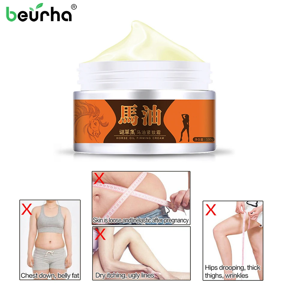 Horse Oil Firming Cream Stretch Marks Removal Tightening Cream For Body Shaping Anti-cellulite Fat Burning Lose Weight
Horse Oil Firming Cream Stretch Marks Removal Tightening Cream For Body Shaping Anti-cellulite Fat Burning Lose Weight