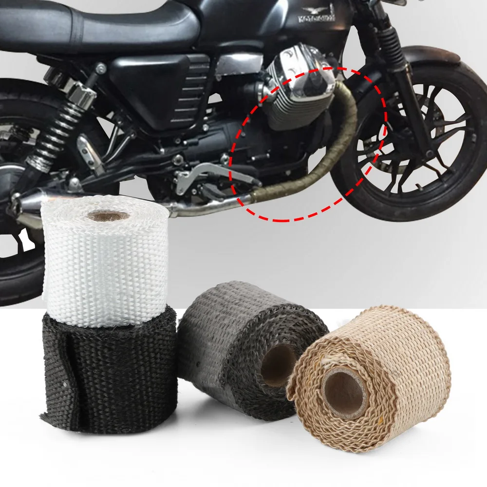Heat Insulating Wrap Insulation Tape Anti-hot Glass Fiber Exhaust Header Moto Pipe Tape 50mm x 1.5m Motorcycle Accessories
Heat Insulating Wrap Insulation Tape Anti-hot Glass Fiber Exhaust Header Moto Pipe Tape 50mm x 1.5m Motorcycle Accessories