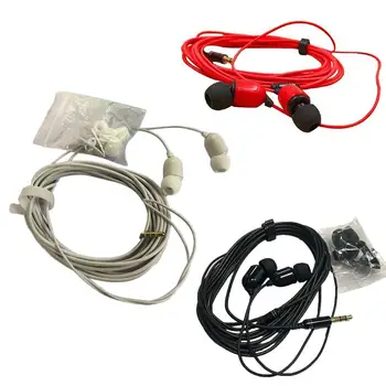 In-Ear Headset With Microphone Wired Earphone 3 Meters Long In-Ear Earbuds With Volume Controller Portable Audio & Video
In-Ear Headset With Microphone Wired Earphone 3 Meters Long In-Ear Earbuds With Volume Controller Portable Audio & Video