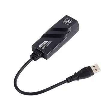 Black USB 3.0 To Gigabit Ethernet RJ45 LAN (10/100/1000) Mbps Network Adapter For PC K laptop accessory
Black USB 3.0 To Gigabit Ethernet RJ45 LAN (10/100/1000) Mbps Network Adapter For PC K laptop accessory