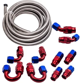 Top Sale 20 Feet Stainless Steel PTFE Fuel Line Silver AN-10 Fitting Swivel Hose End Kit
Top Sale 20 Feet Stainless Steel PTFE Fuel Line Silver AN-10 Fitting Swivel Hose End Kit