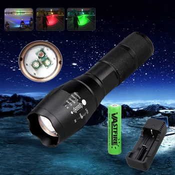 New Red Green Blue Weapon Light 3 in 1 Hunting Flashlight outdoor Tactical Zoomable Torch+18650 Rechargeable battery+USB Charger
New Red Green Blue Weapon Light 3 in 1 Hunting Flashlight outdoor Tactical Zoomable Torch+18650 Rechargeable battery+USB Charger