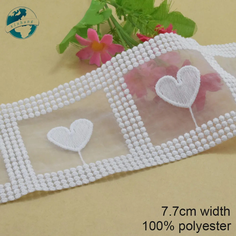 3yards 7.7cm white polyester embroidery lace french lace ribbon fabric guipure diy trims wedding lace sewing Accessories#3835
3yards 7.7cm white polyester embroidery lace french lace ribbon fabric guipure diy trims wedding lace sewing Accessories#3835