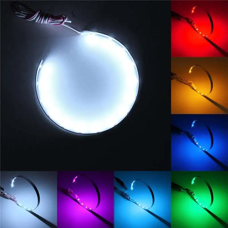 New 2pcs LED Multi-color Super Bright 360 Degree SMD Demon LED Halo Rings Kit Devil Eye For All Car Projector Headlight
New 2pcs LED Multi-color Super Bright 360 Degree SMD Demon LED Halo Rings Kit Devil Eye For All Car Projector Headlight