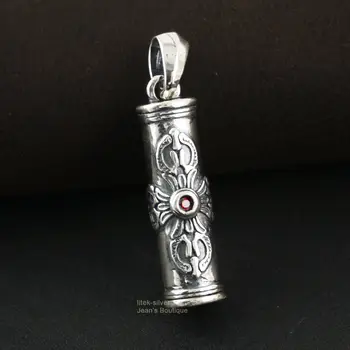 925 Solid Sterling Silver Fashion Jewelry Dorje Om Mani Padme Hum Prayer Box Locket Pendant A2780
925 Solid Sterling Silver Fashion Jewelry Dorje Om Mani Padme Hum Prayer Box Locket Pendant A2780