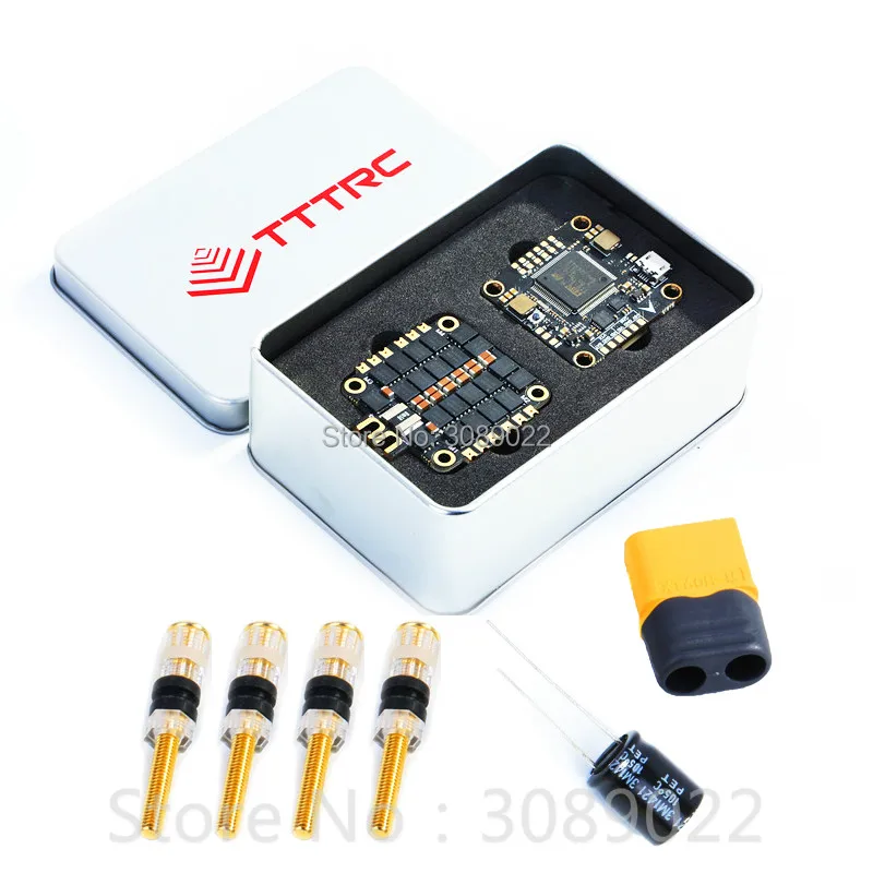 TTTRC F7 Dual Gyro Flight Controller and 50A 4 in 1 Brushless ESC 3-8S Built in OSD/BEC Flight Control Tower For FPV Quadcopter
TTTRC F7 Dual Gyro Flight Controller and 50A 4 in 1 Brushless ESC 3-8S Built in OSD/BEC Flight Control Tower For FPV Quadcopter