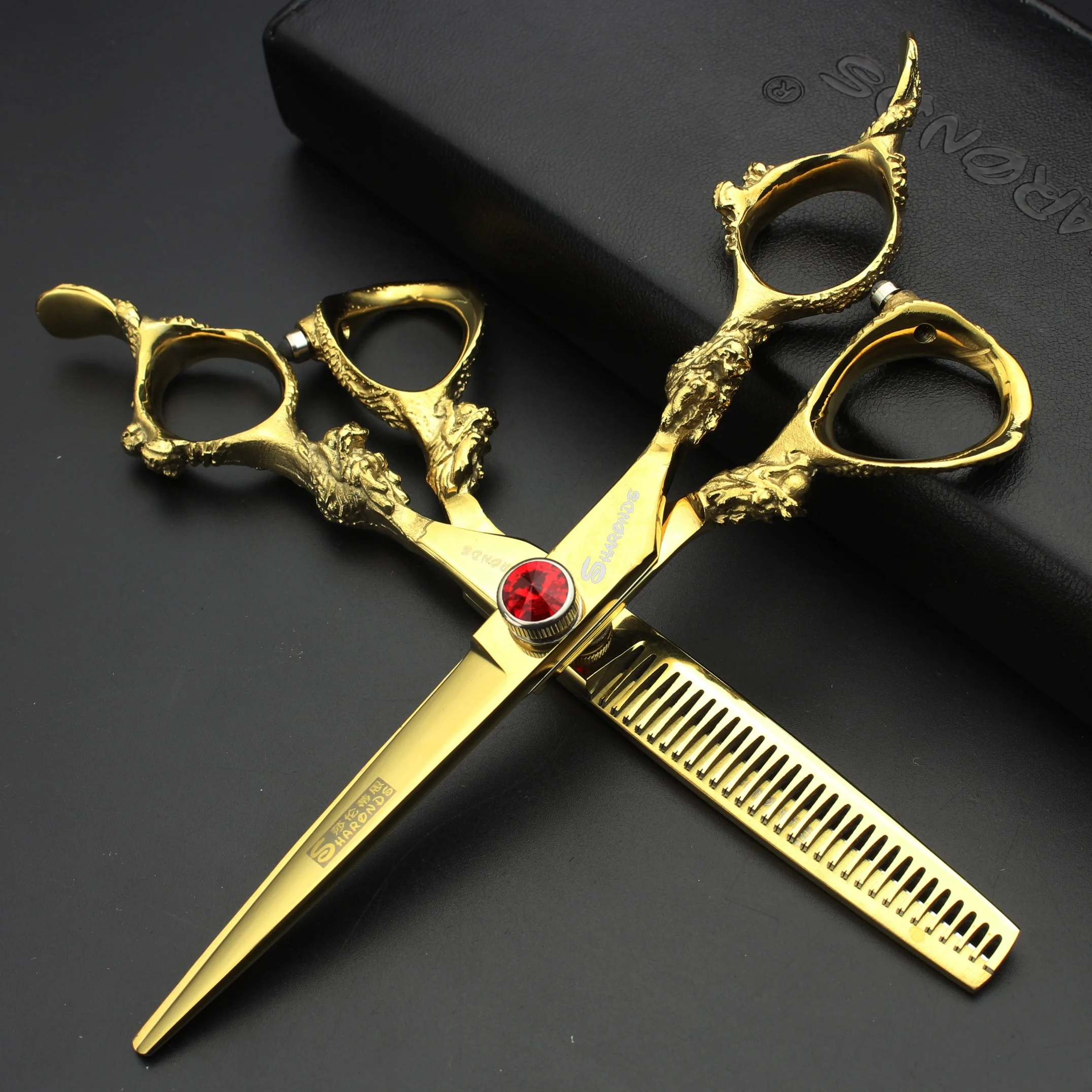 Golden Dragon Hairdresser Scissors Professional 6 inch 440c Cutting Clipper Thinning Shears Haircut 20%-30%
Golden Dragon Hairdresser Scissors Professional 6 inch 440c Cutting Clipper Thinning Shears Haircut 20%-30%