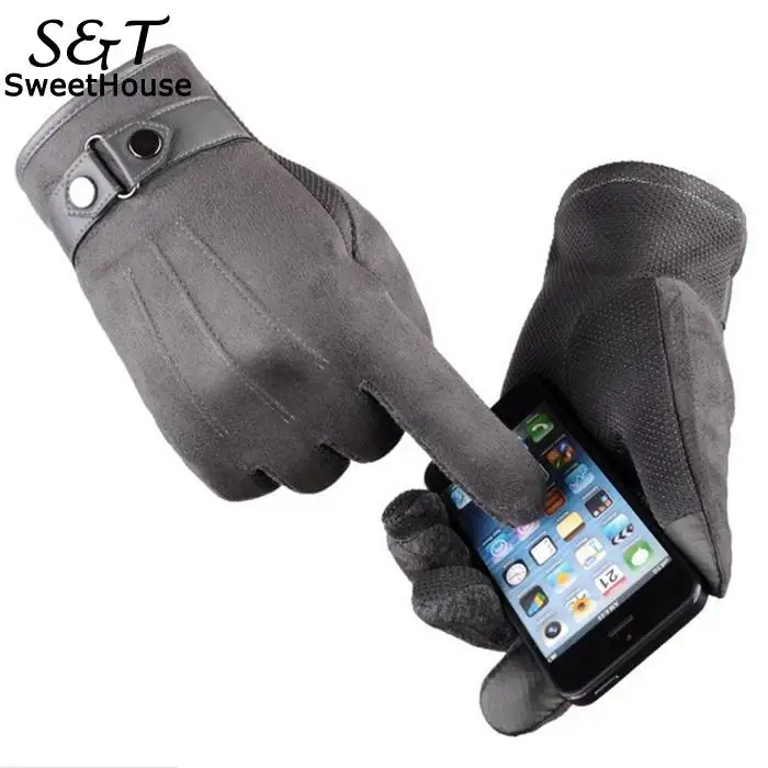 FANALA Winter Gloves Men Faux Suede Leather Full finger Anti Slip Warm Gloves Winter Gloves Men Mitten Touch Screen Gloves Men
FANALA Winter Gloves Men Faux Suede Leather Full finger Anti Slip Warm Gloves Winter Gloves Men Mitten Touch Screen Gloves Men