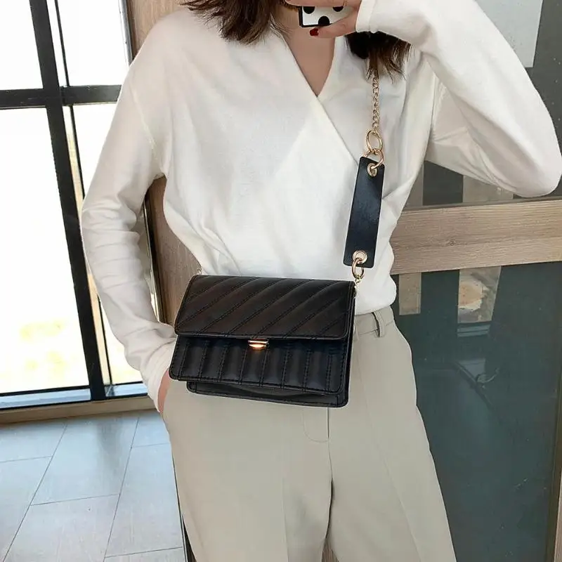 Casual PU Leather Women Chain Messenger Crossbody Handbags Small Solid Color Shoulder Bags for Ladies Party Purse 2019 New
Casual PU Leather Women Chain Messenger Crossbody Handbags Small Solid Color Shoulder Bags for Ladies Party Purse 2019 New