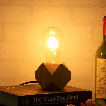 Modern Table Lamp E27 Wooden Desk Lamp Diamond Bedside Lamp For Home/Bedroom/Living Room Decor EU-Plug Wooden Base
Modern Table Lamp E27 Wooden Desk Lamp Diamond Bedside Lamp For Home/Bedroom/Living Room Decor EU-Plug Wooden Base