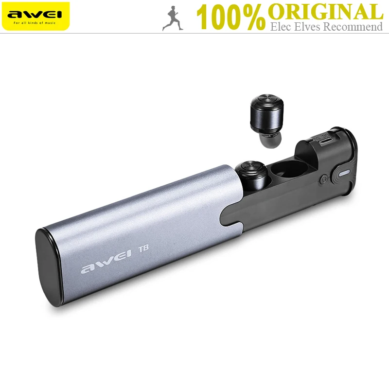 Awei T8 Twins True Wireless Bluetooth Earbuds TWS Earphone With Charging Base Easy To Carry Bluetooth V4.2 In-Ear Control
Awei T8 Twins True Wireless Bluetooth Earbuds TWS Earphone With Charging Base Easy To Carry Bluetooth V4.2 In-Ear Control