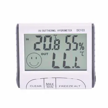 Portable LCD Digital Thermometer Hygrometer Weather Station Clock Indoor Outdoor Function Including Probe
Portable LCD Digital Thermometer Hygrometer Weather Station Clock Indoor Outdoor Function Including Probe