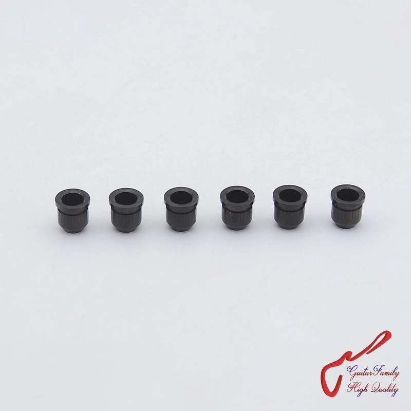 1 Set (6Pcs) GuitarFamily Through Body String Ferrules / String Bushings For Electric Guitar Black ( #0666 ) MADE IN KOREA
1 Set (6Pcs) GuitarFamily Through Body String Ferrules / String Bushings For Electric Guitar Black ( #0666 ) MADE IN KOREA