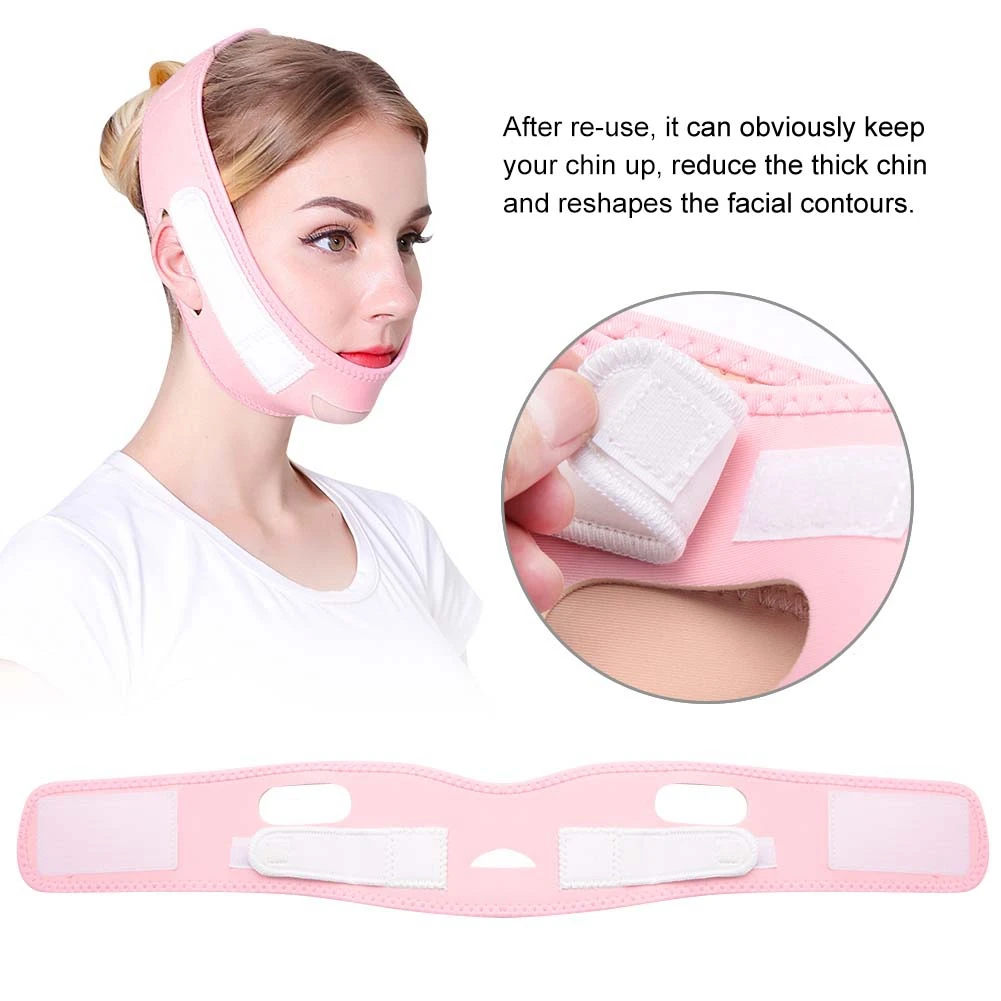 

V Facial Thin Face Mask Lifting Slimming Bandage Belt Shape Anti-Wrinkle Face Lifting Reduce Double Chin Face Mask Thining Band