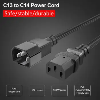 C13 To C14 Server Power Cable Power Extension Cable UPS Cabinet CablePower Cord For PDU/UPS Server Power Extension Cable
C13 To C14 Server Power Cable Power Extension Cable UPS Cabinet CablePower Cord For PDU/UPS Server Power Extension Cable