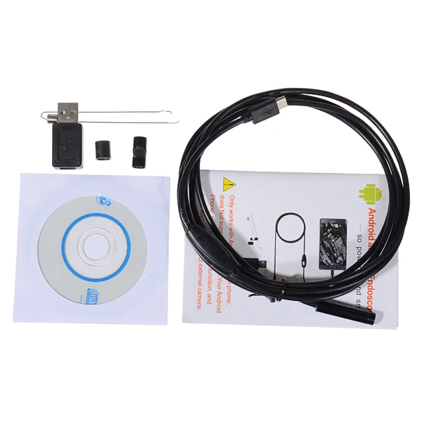7mm 2 Meters Endoscope for Android Windows IP67 Waterproof USB Inspection HD Camera Auto Industrial Repair Borescope
7mm 2 Meters Endoscope for Android Windows IP67 Waterproof USB Inspection HD Camera Auto Industrial Repair Borescope
