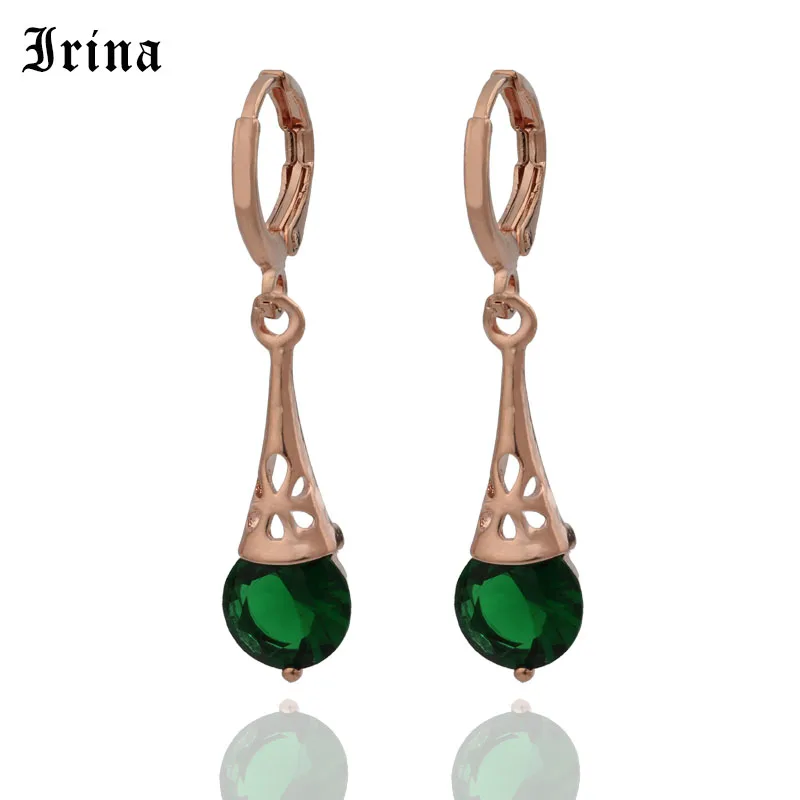 Irina Crystal Earrings for Women 8Color Rose Gold Wedding Party Costume Indian Jewelry Hollow Flower Round Drop Earrings Gift
Irina Crystal Earrings for Women 8Color Rose Gold Wedding Party Costume Indian Jewelry Hollow Flower Round Drop Earrings Gift