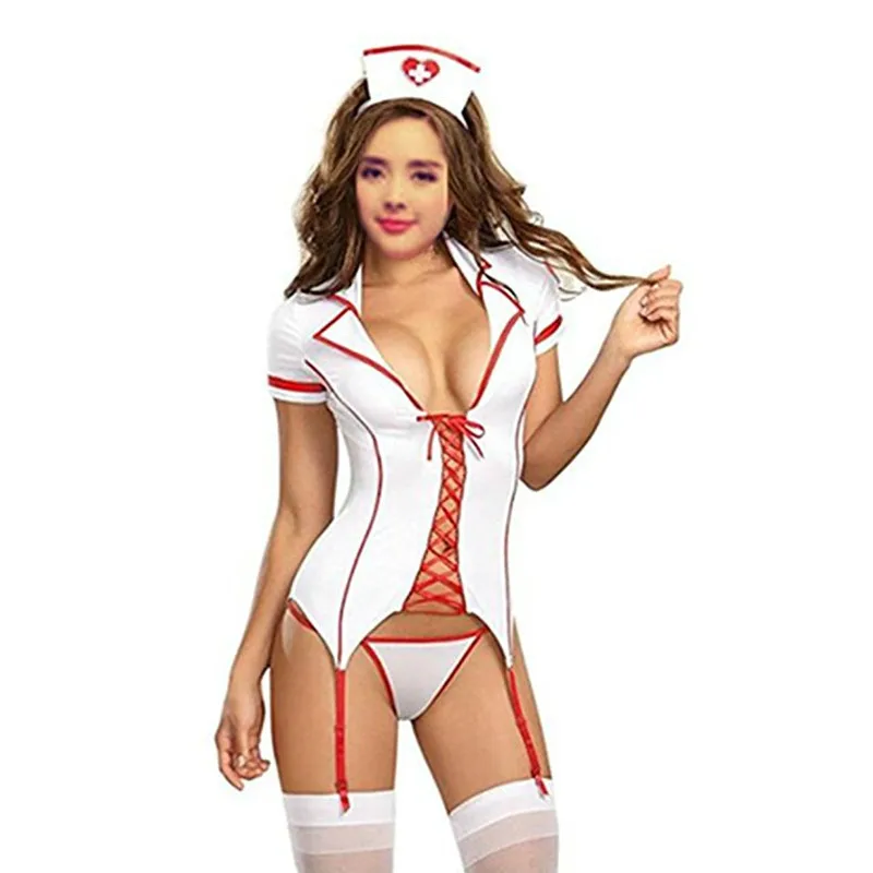 Nurse Lace Up Garter Slip Top Sexy Costumes Underwear Bedroom Fantasy Lingerie Adult Women Sexy Lingerie Porno Lenceria Erotic
Nurse Lace Up Garter Slip Top Sexy Costumes Underwear Bedroom Fantasy Lingerie Adult Women Sexy Lingerie Porno Lenceria Erotic