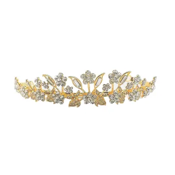 New Fashion Luxury Plum Rhinestone Bridal Crown Wedding Headdress for Women Bride Wedding Hair Accessories(Golden)
New Fashion Luxury Plum Rhinestone Bridal Crown Wedding Headdress for Women Bride Wedding Hair Accessories(Golden)
