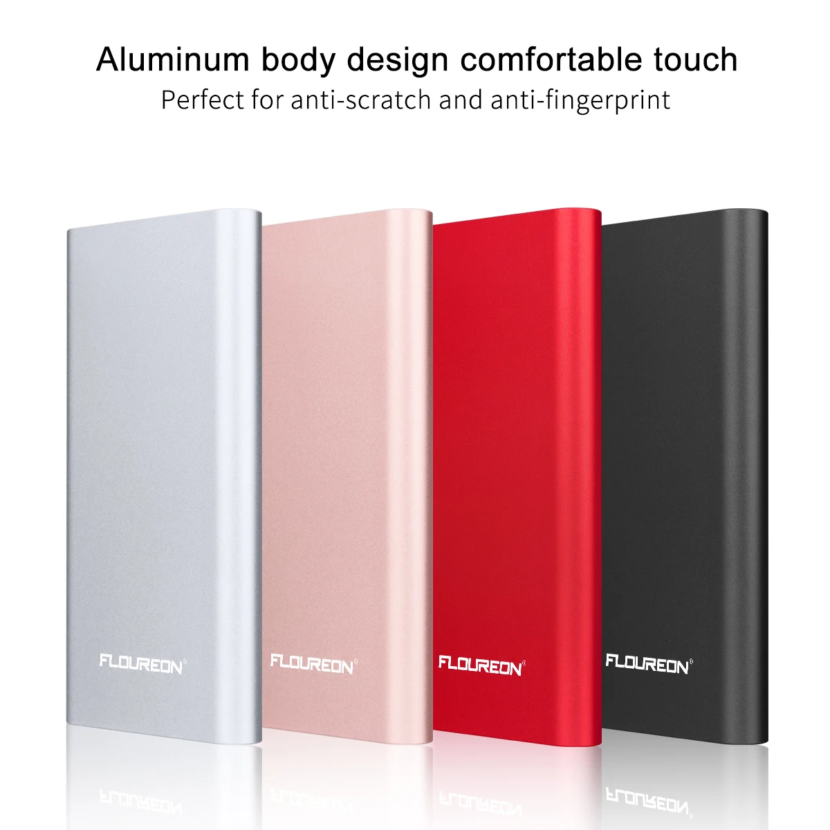 Floureon 12000mAh 3A High-Speed Output Power Bank External Battery Charger With USB Type C 
Floureon 12000mAh 3A High-Speed Output Power Bank External Battery Charger With USB Type C