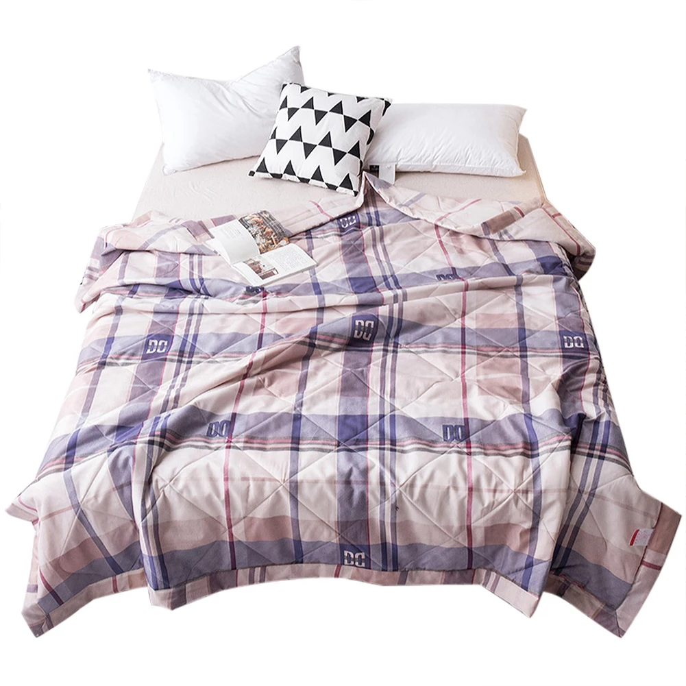 Throw Blanket Washable Grid Queen Summer Air Conditioning Comfotable Quilt Blanket for Children Adults Blankets for Beds
Throw Blanket Washable Grid Queen Summer Air Conditioning Comfotable Quilt Blanket for Children Adults Blankets for Beds
