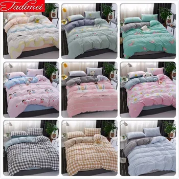 High Top Quality Soft Cotton Duvet Cover Bedding Set Adult Kid Child Bed Linen Single Full Queen King Big Size Bedspread 180x220
High Top Quality Soft Cotton Duvet Cover Bedding Set Adult Kid Child Bed Linen Single Full Queen King Big Size Bedspread 180x220