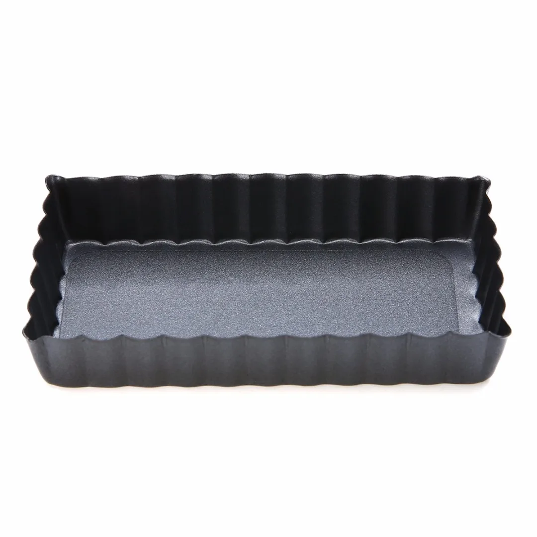 Mayitr Rectangle Fluted Pie Tart Pan Mold Nonstick Removable Bottom Quiche Tool Bakeware Dishes Cake Pans
Mayitr Rectangle Fluted Pie Tart Pan Mold Nonstick Removable Bottom Quiche Tool Bakeware Dishes Cake Pans