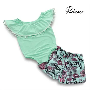 pudcoco 2019 Summer Baby Girl Clothes Newborn 2Pcs Tassel Romper+Floral Shorts Set For Female Infant Clothing Set 0-18 Months
pudcoco 2019 Summer Baby Girl Clothes Newborn 2Pcs Tassel Romper+Floral Shorts Set For Female Infant Clothing Set 0-18 Months