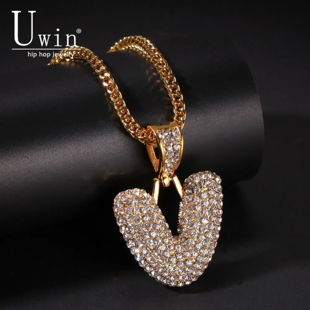 UWIN Stainless Steel Custom Bubble Letters Iced Out Name Rhinestone Necklaces&Pendant For Men Hip Hop Jewelry Gift
UWIN Stainless Steel Custom Bubble Letters Iced Out Name Rhinestone Necklaces&Pendant For Men Hip Hop Jewelry Gift
