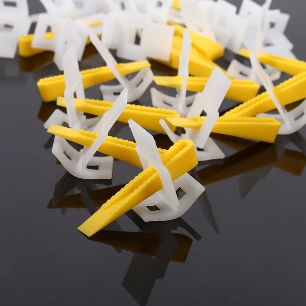 500 Clips + 200 Wedges Floor Wall Tile Leveler Spacers Flat Leveling System Tools Physical Measuring Tools Plastic Spacers 2019
500 Clips + 200 Wedges Floor Wall Tile Leveler Spacers Flat Leveling System Tools Physical Measuring Tools Plastic Spacers 2019