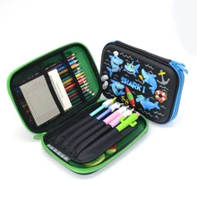 サメ鉛筆ケース魚 estuche アブラソコムツユニコーン学用品 trousse scolaire stylo ペンケース鉛筆ボックス恐竜文房具(China)