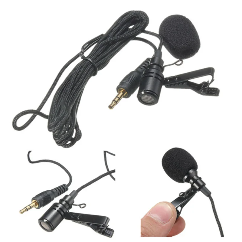 LEORY 3.5mm High Sensitive 2.4M Tie Clip on Lapel Lavalier Mic Microphone Black for Desktop Laptop MP3 MP4
LEORY 3.5mm High Sensitive 2.4M Tie Clip on Lapel Lavalier Mic Microphone Black for Desktop Laptop MP3 MP4