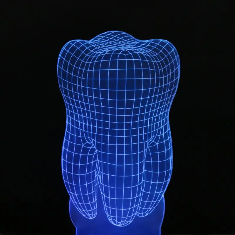 Tooth Shape LED Night Lights 3D Illusion LED Desk Lamp Indoor Night Light Colorful Atmosphere Decoration Lamp Novelty Lighting
Tooth Shape LED Night Lights 3D Illusion LED Desk Lamp Indoor Night Light Colorful Atmosphere Decoration Lamp Novelty Lighting
