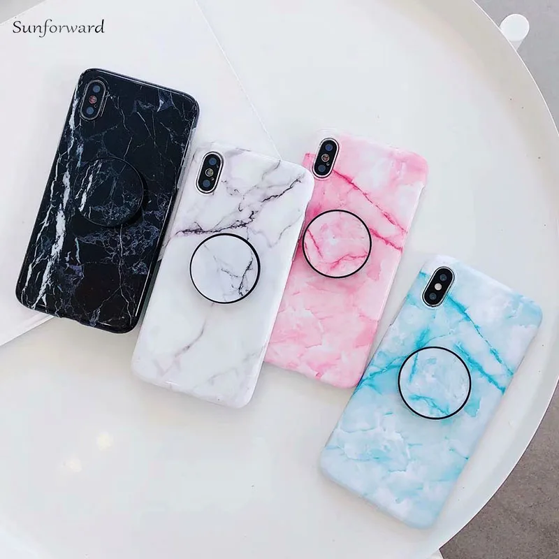 Marble Stand TPU Phone Case For iPhone XS MAX X XR Case Silicone Rubber Soft Anti-Knock Cover For iPhone 6 6S 7 8 Plus Cases
Marble Stand TPU Phone Case For iPhone XS MAX X XR Case Silicone Rubber Soft Anti-Knock Cover For iPhone 6 6S 7 8 Plus Cases