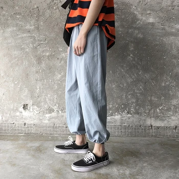 Summer New Pants Men Fashion Solid Color Casual Nine Points Pants Man Streetwear Trend Wild Hip Hop Loose Joggers Sweatpants
Summer New Pants Men Fashion Solid Color Casual Nine Points Pants Man Streetwear Trend Wild Hip Hop Loose Joggers Sweatpants