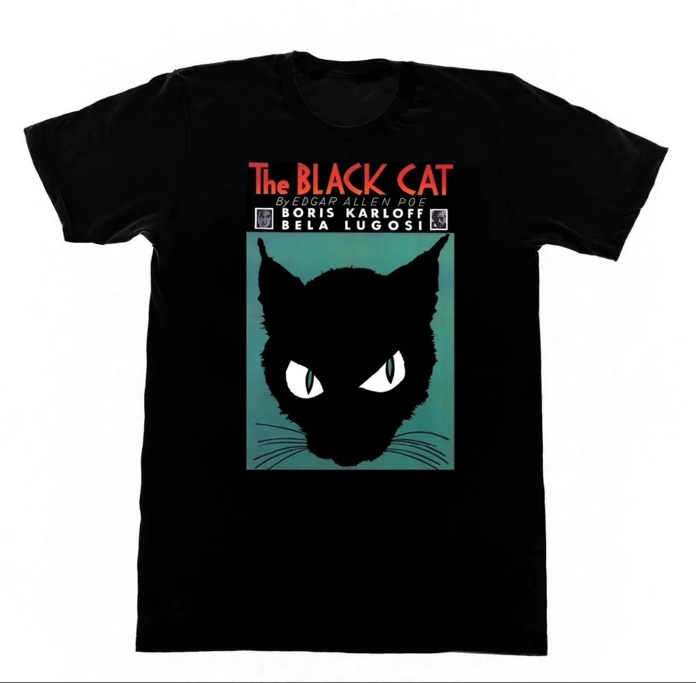 2018 Summer Style The Black Cat w Boris Karloff & Bela Lugosi by Edgar Allen Poe Shirt 192 T-Shirt Summer Style Casual Clothing
2018 Summer Style The Black Cat w Boris Karloff & Bela Lugosi by Edgar Allen Poe Shirt 192 T-Shirt Summer Style Casual Clothing